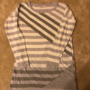 Old Navy striped tunic sweater